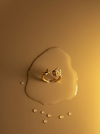 Taşlı Düğüm Figürlü Ayarlanabilir Yüzük