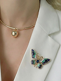 Renkli Kelebek Broş