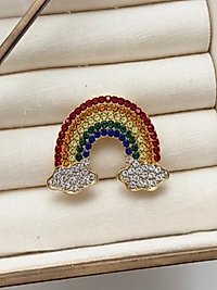 Renkli Gökkuşağı Broş