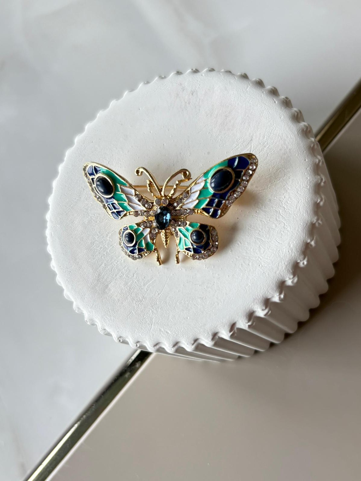 Renkli Kelebek Broş
